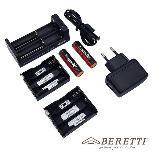 KIT 3: BATTERIA AL LITIO E CARICABATTERIE Beretti
