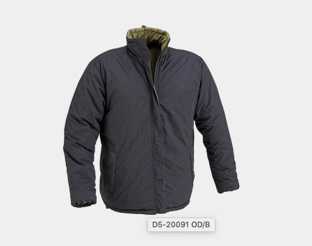 Giacca Reversibile con Sacchetto di Compressione OD Green / Black Defcon 5