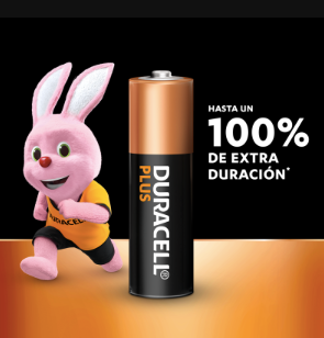 Duracell batteria power plus AA 100% Duracell