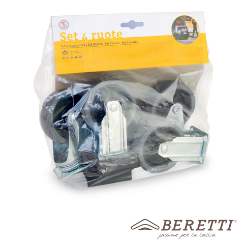 Set 4 Ruote per Trasportini Beretti