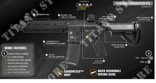 Evolución E416 Cqb Carbontech Ets