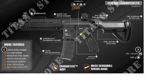 Evolución E416 Cqb Carbontech Ets