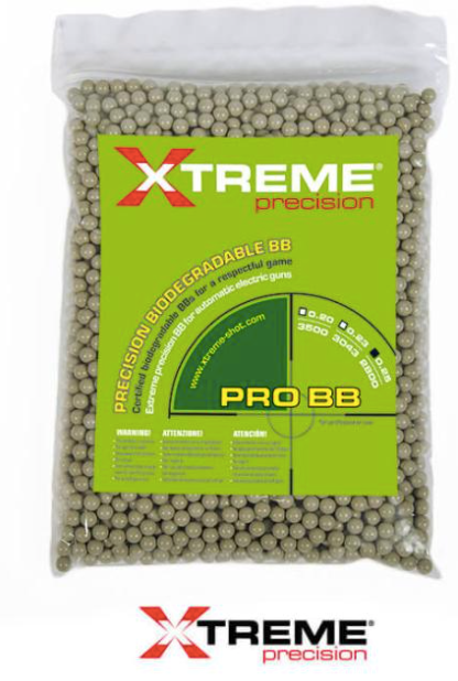 Xtreme Precision 0,25g BB Biodegradable Dark Earth (40 bags x 700gr