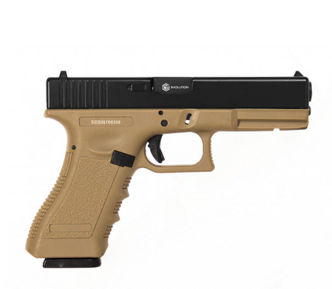 Glock Tan Pistola a gas e017 tan
