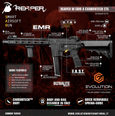 M4 Reaper M Emr en Carbontech Ets