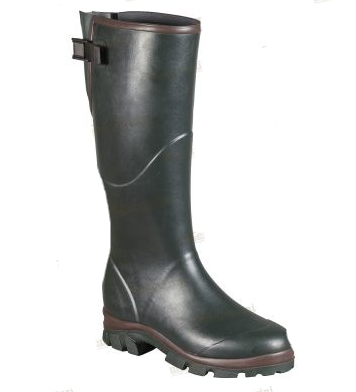 Bota hasta la rodilla con correa color oliva Ca