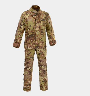Regular Italian Army Uniform 65% Polyester - 35% Italian Vegetated Cotton