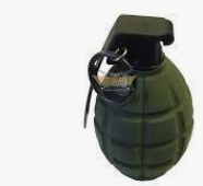 Granada de gas verde para airsoft