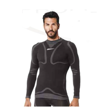 Pampero Thermal Jersey ajustado de manga larga con cuello alto