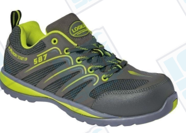 Scarpa Bassa Grigia-Verde S1P  TG.41 Logica