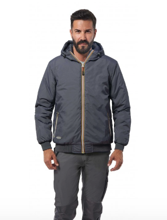 Chaqueta de nailon azul Logica
