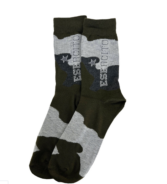 Army Cotton Short Sock U9120C Olive