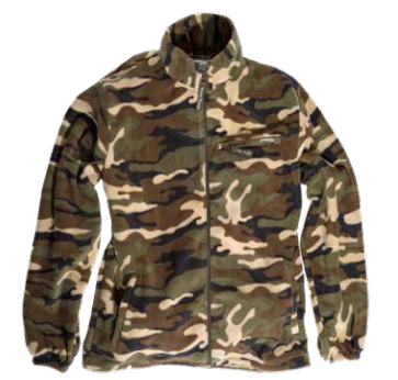 Chaqueta polar con cremallera larga Cam