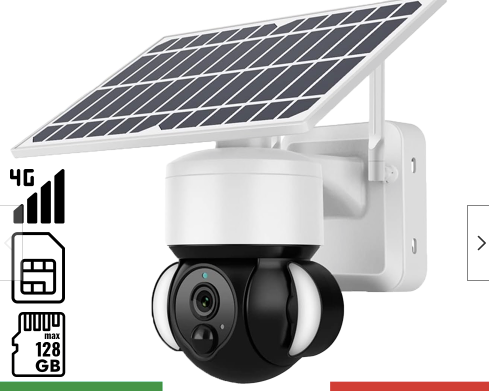 Cámara Andowl con panel solar