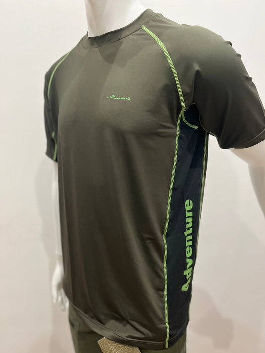 Camiseta Masseria Adventure Verde Fluorescente