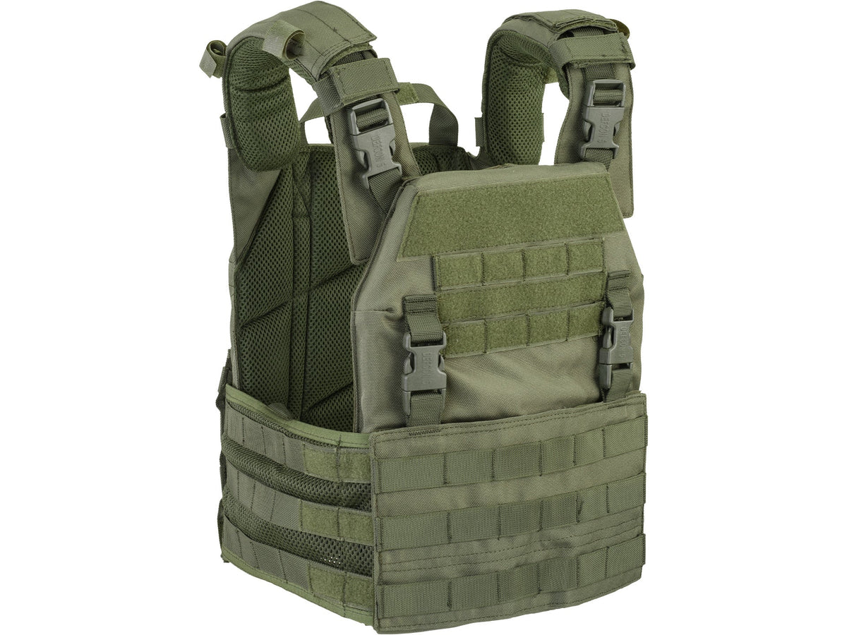 DEFCON 5 STORM PLATE CARRIER WITH QUICK RELEASE SYSTEM + TRIPLE MAG. POUCH Defcon 5