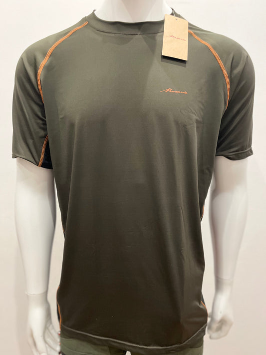 Camiseta Masseria Adventure naranja fluorescente