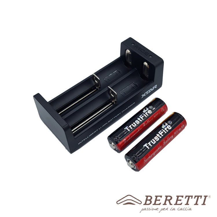 KIT 3: BATTERIA AL LITIO E CARICABATTERIE Beretti