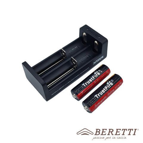 KIT 3: BATTERIA AL LITIO E CARICABATTERIE Beretti