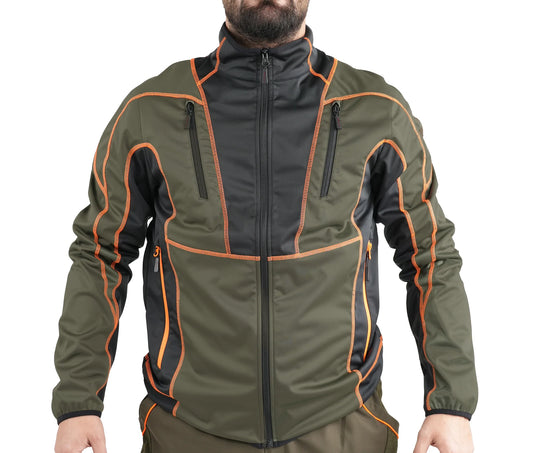 Chaqueta tono sobre tono Masseria Microshell Dallas 63